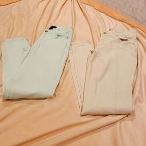 2 pair of whbm cropped pants for only 30 each  must sell together
